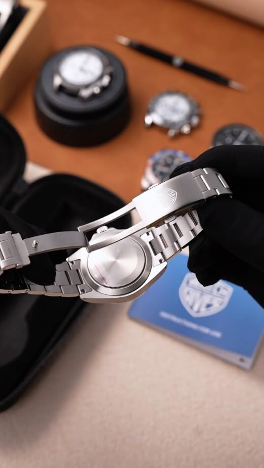 watchdives GMT Watches for Men, WD16570 Dual Time Zone Dive Watch